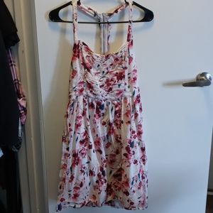 Charlotte Russe Floral Razor Back Sun/Prom Dress
